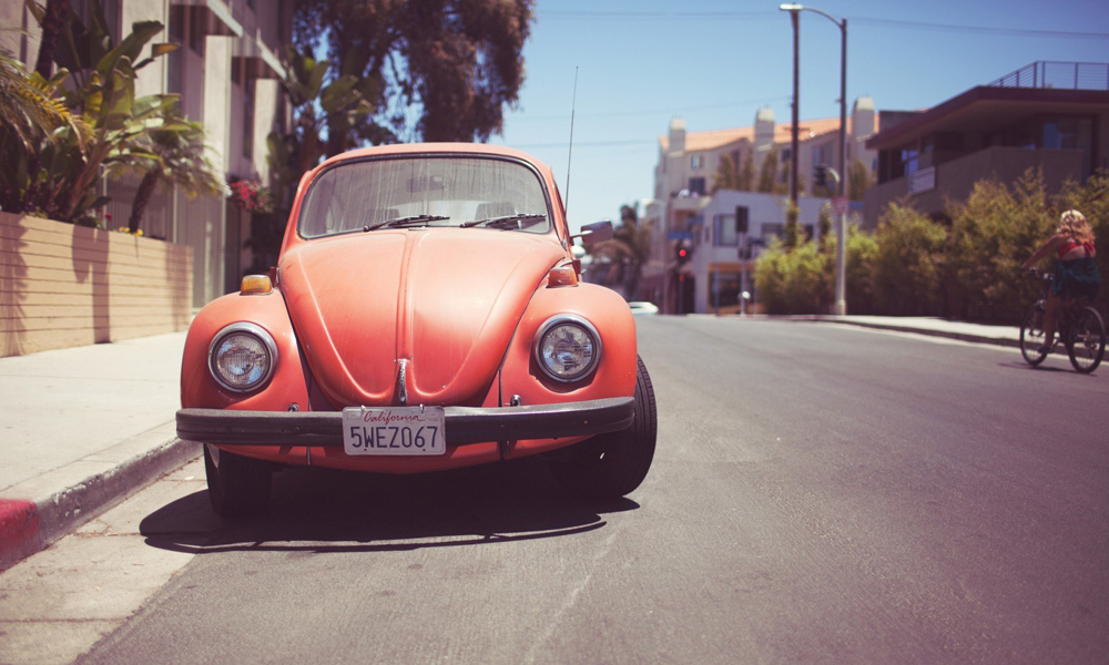 Orange car