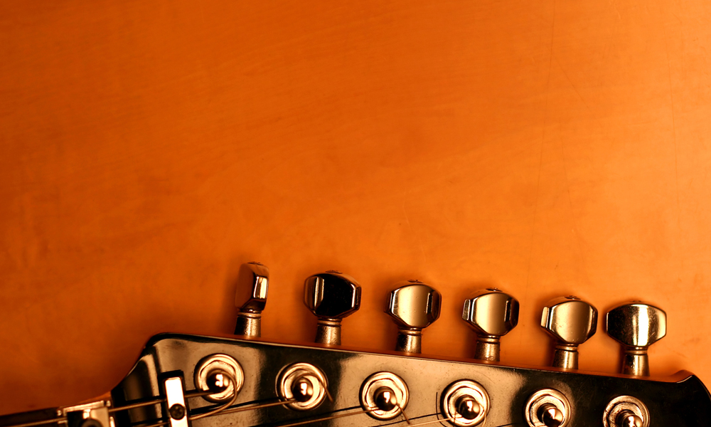 Orange guitar